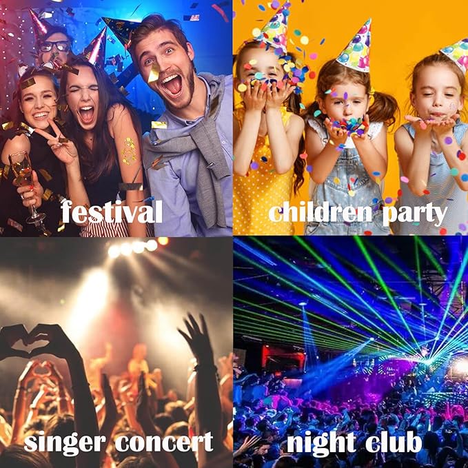 Silver Face Hair Glitter Stick, Chunky Sequins Body Glitter Rave Music Festival Outfits for Kids and Women,Waterproof Shimmer Accessories for Parties & Events