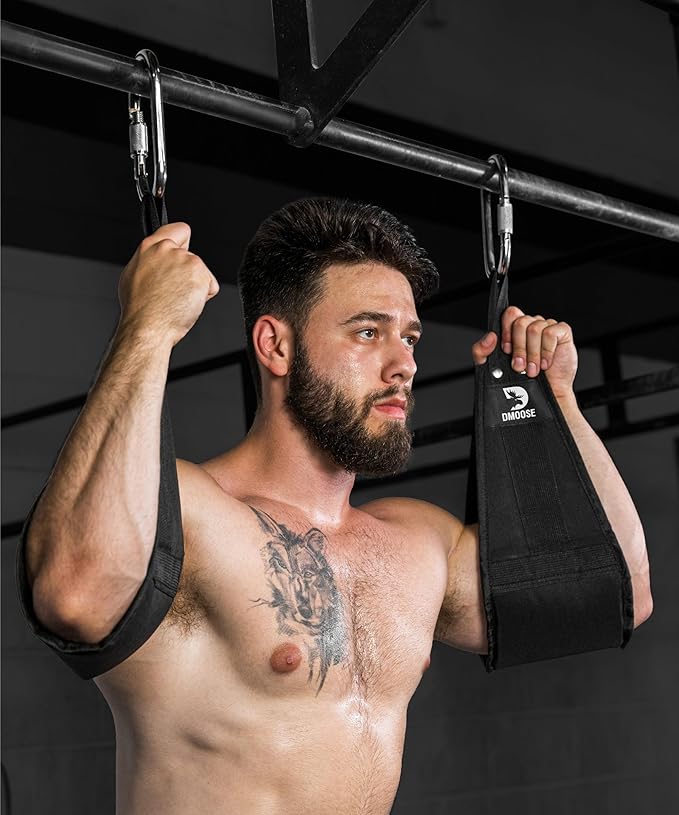 Hanging Ab Straps for Pull Up Bar - Padded Core Strength Trainer