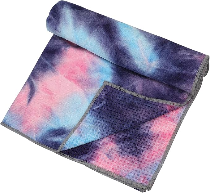 Yoga Towels , Non Slip Hot Yoga Towel Skidless Waffle Texture, 100% Absorbent Odorless Microfiber Yoga Blanket, Standard Sized 24 inchx1
