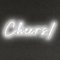 Cheers Neon Signs Cheer Sign for Bar Light Sign for Wall Decor USB Powered Neon Sign for Bar Club Gaming Room Home Birthday Party Decor Sign Gift White (18.5 * 6.69in)