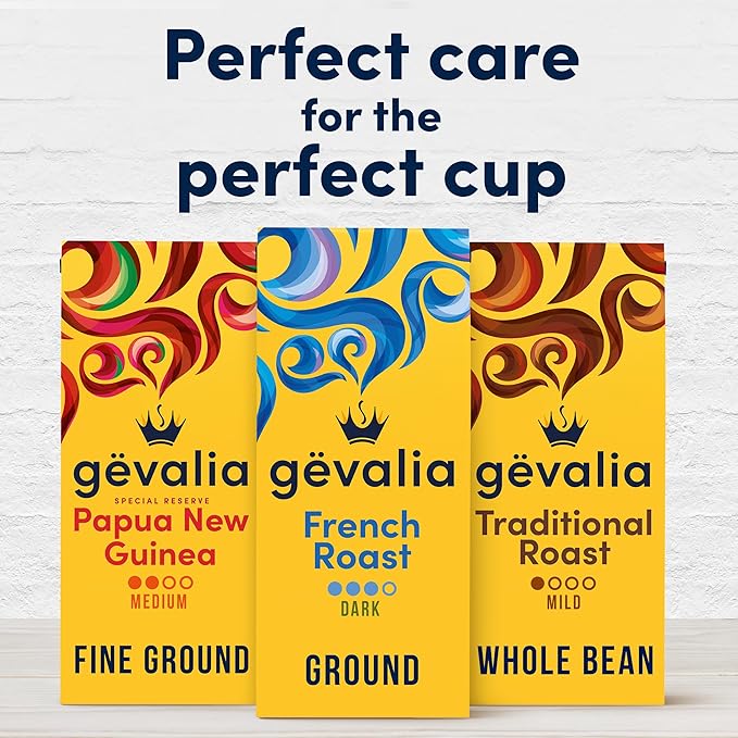 Gevalia French Roast Dark 100% Arabica Ground Coffee (12 oz Bag)