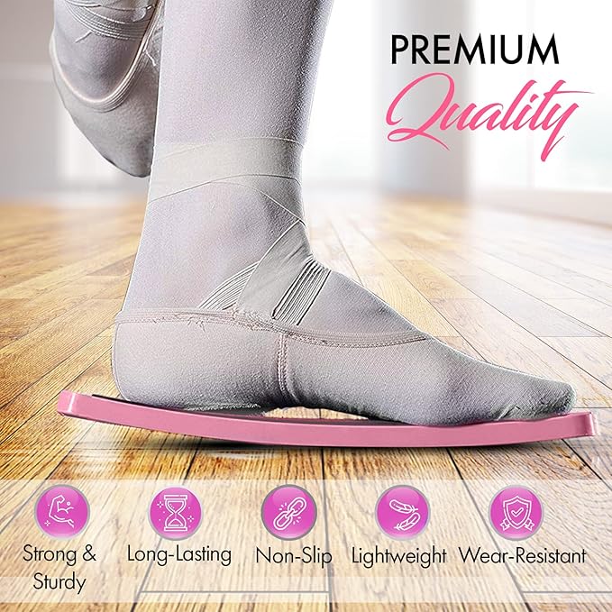 Zenmarkt Turning Boards for Dancers - Ballet Spin Boards for Dancers, Ice Skaters, Cheerleaders, and Gymnasts - Specially Designed to Improve Your Turns, Balance, and Stability - Home Dance Equipment