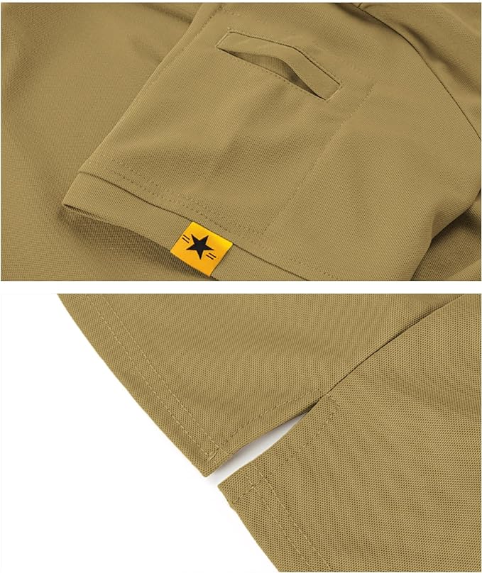Performance Short Sleeve Tactical Golf Polo Shirt for Men