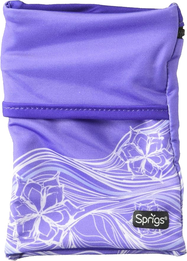 Sprigs Banjees 2 Pocket Wrist Wallet/Wrist Band/Wrist Pocket for Travel, Walking, & Running. Wallet Pouch That Holds Cash, Card, ID's, and More