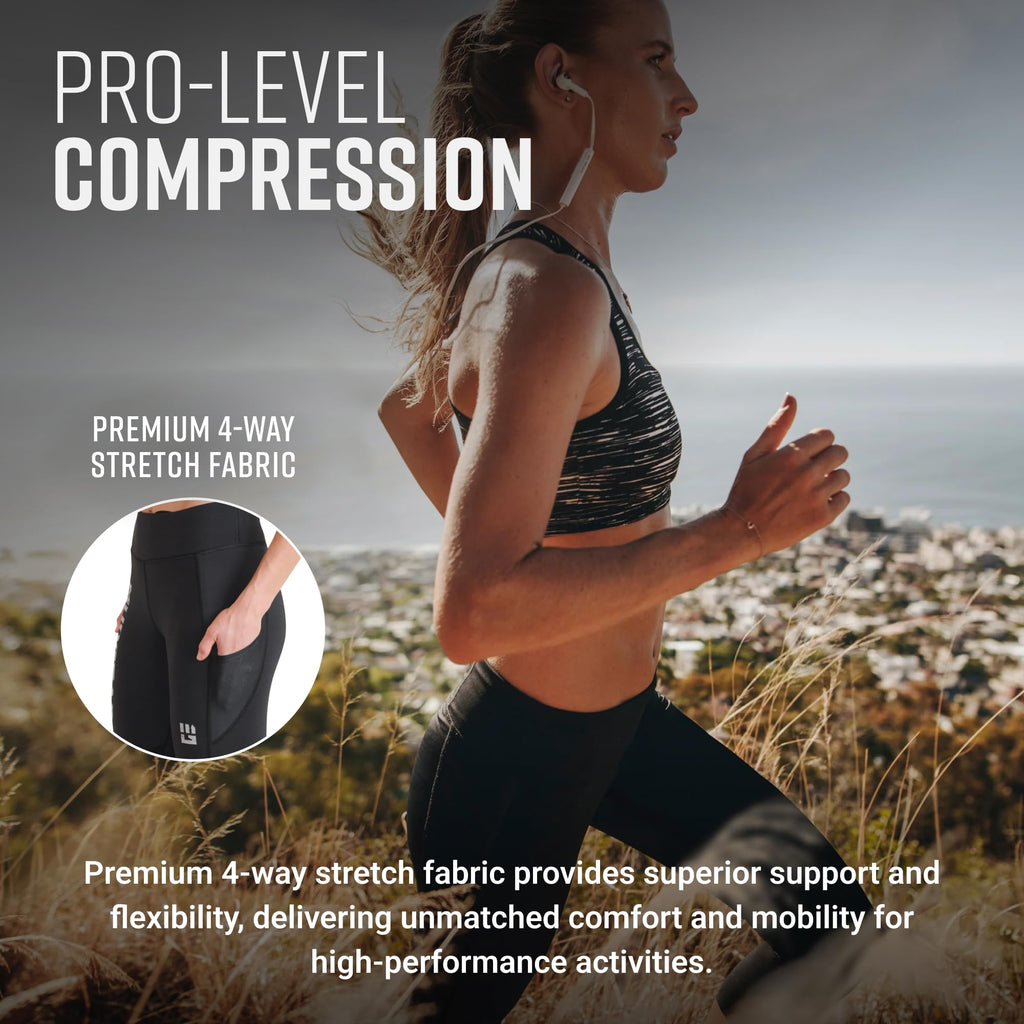 Women's Flex-Fit Compression Capri Leggings for Obstacle Racing - Image 3
