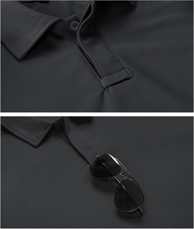 Performance Short Sleeve Tactical Golf Polo Shirt for Men