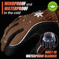 HANDLANDY Winter Insulated Work Gloves, 3M Thinsulate Thermal Water-Resistant Gloves for Men Women Touch Screen, Warm Ski Snowboard Cold Weather Gloves (Brown, Large)