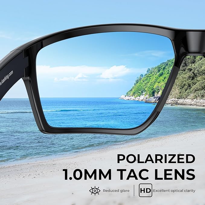KastKing Osage Polarized Sport Sunglasses for Men and Women, Ideal for Driving Fishing Cycling Running, UV Protection