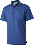 Men's Ironwave Fitness striped moisture-wicking performance golf polo shirt