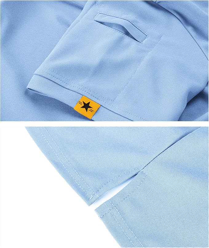 Men's Tactical Performance Polo Shirt - Breathable Athletic Golf Top