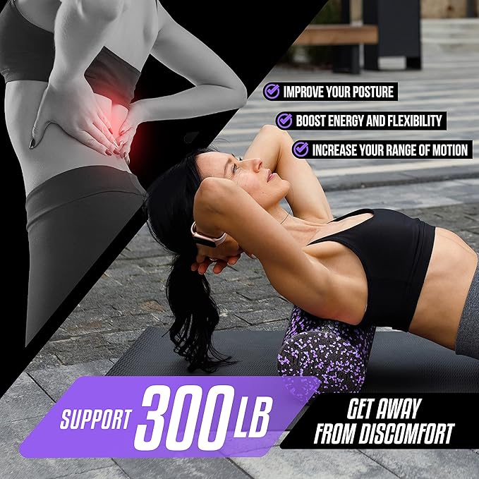 High-Density EPP Round Foam Roller for Yoga, Pilates & Stretching