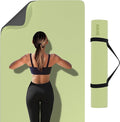 HAHE Non Slip Yoga Mat Wide, (72"L X 32"W, 0.24" Thick) Large Fitness Exercise Mat with Carrying Strap, Eco-Friendly POE Yoga Mats for Home, Gym, Pilates, Stretching