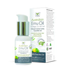 60ml bottle of Y-Not Natural Lemon Lime Australian Emu Oil, highlighting its minimalist white and green aesthetic.