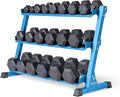 REP Fitness Rubber Hex Dumbbell Set, Adjustable Weight Pairs, Home Gym Equipment, Strength Training For Men Women, Black Coated Grips, Workout Rack Storage Optional, Heavy Lb Free Weights