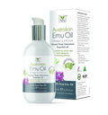 200ml bottle of Australian Emu Oil Rose Geranium holistic treatment