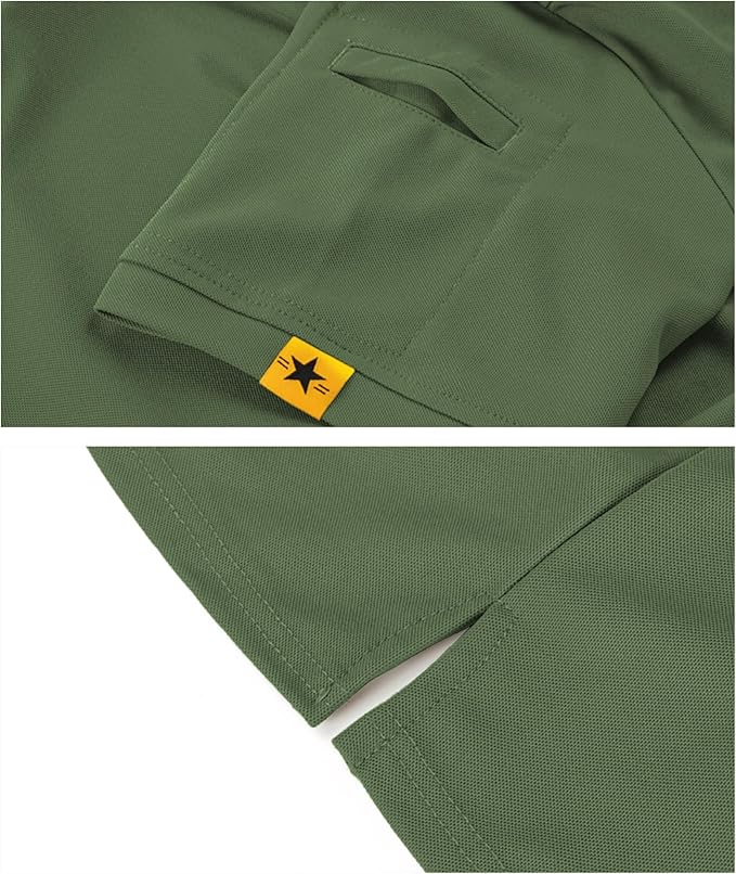 Performance Short Sleeve Tactical Golf Polo Shirt for Men