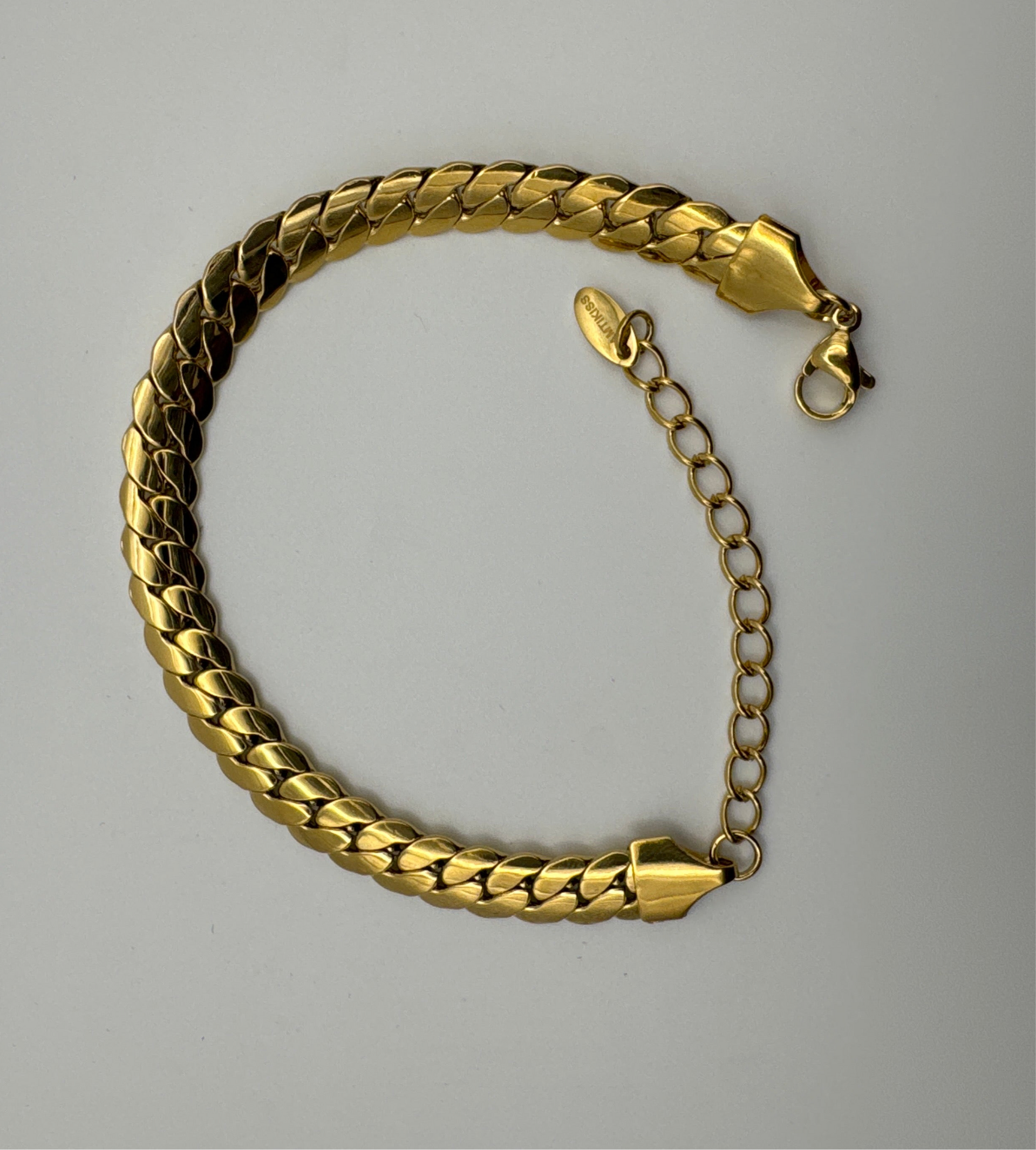 Hypoallergenic Gold Chain Bracelet - Nickel Free Stainless Steel Jewelry for Sensitive Skin