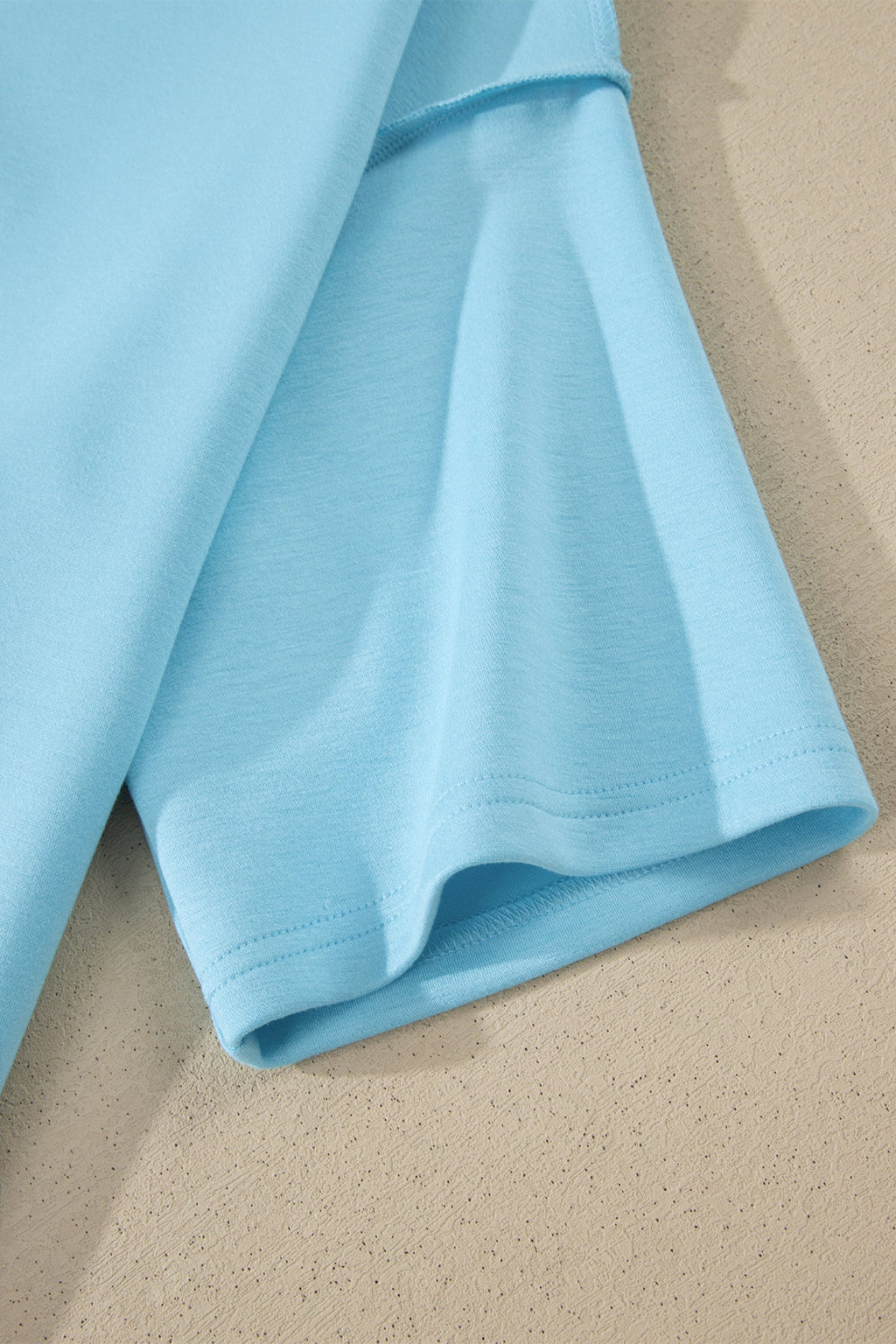 Sasha Seam Mock Neck Oversize Tee and Athletic Shorts Set