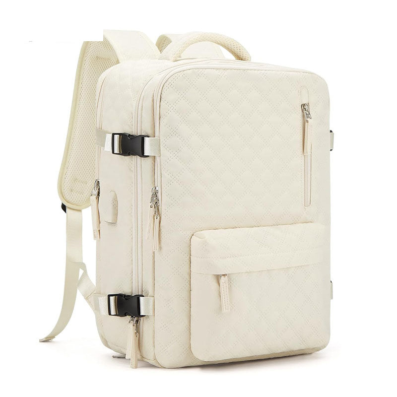 Women's Quilted Travel Backpack - College, Business, Everyday - Image 4