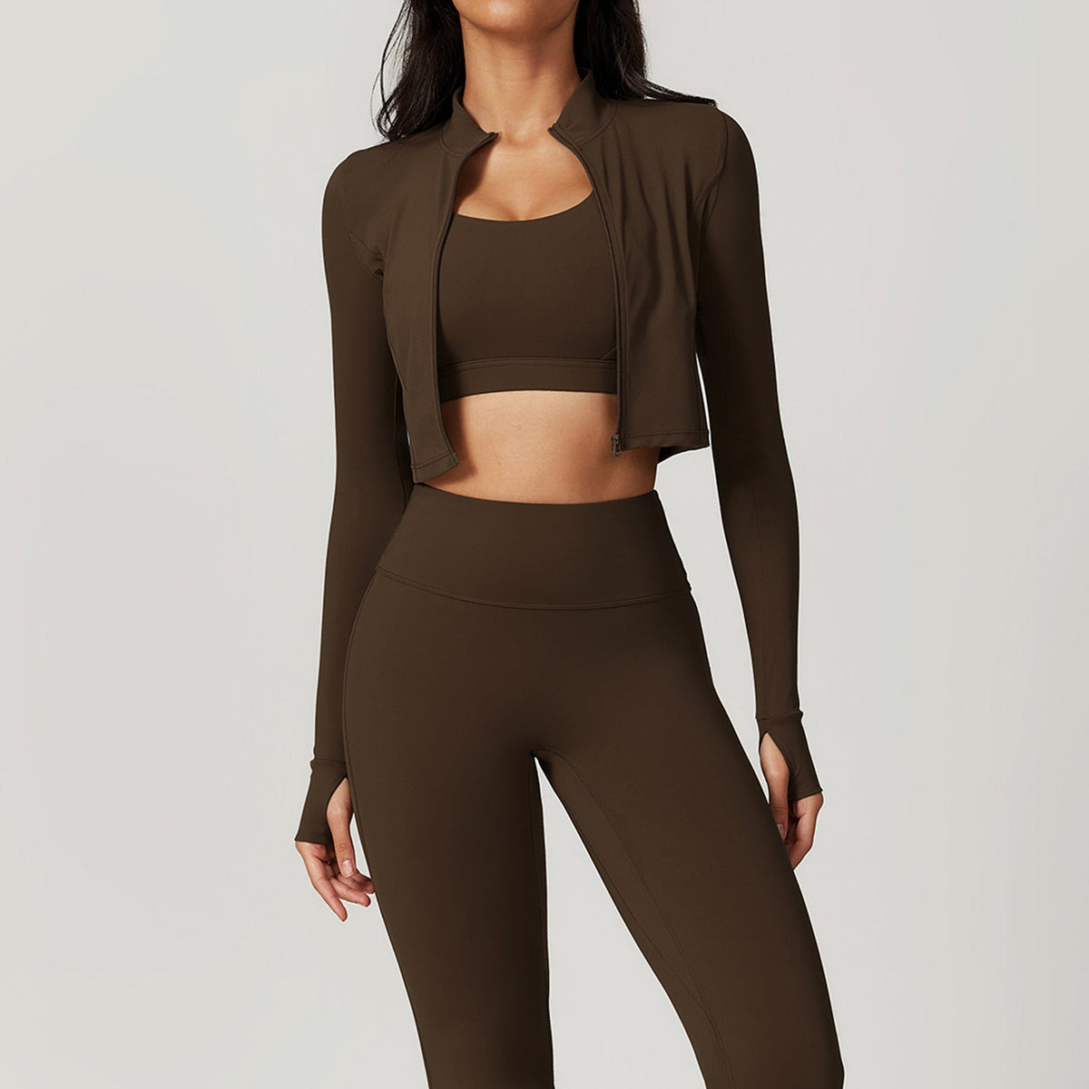 Women's High-Waist Three-Piece Activewear Set