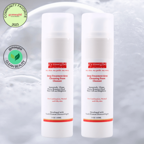 Deep Treatment Acne Cleansing Foam, Pore Clarifying Korean Wash