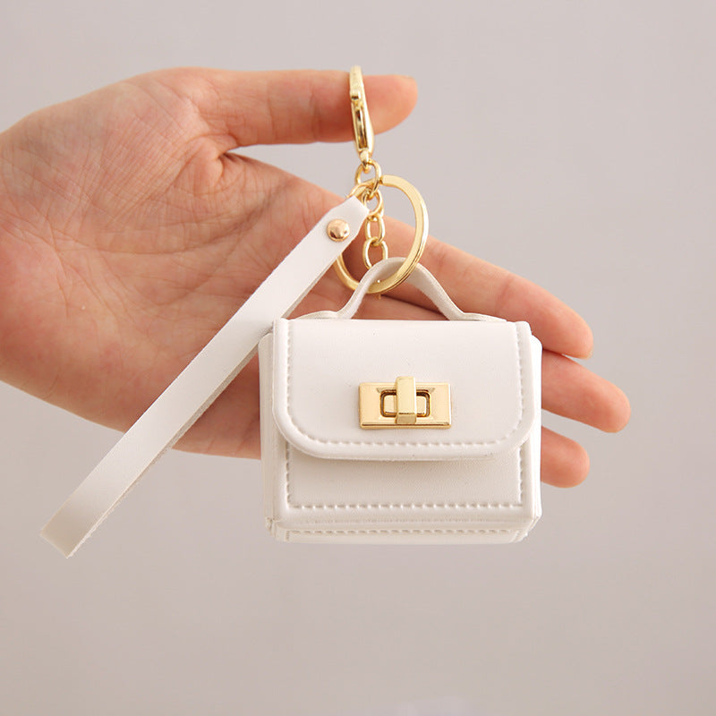 All-match Accessory Small Wallet PU Keychain