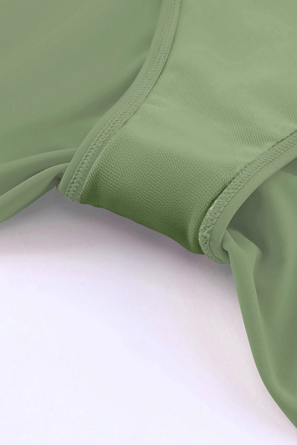 Criss Cross Waist Flared Swim Skirt