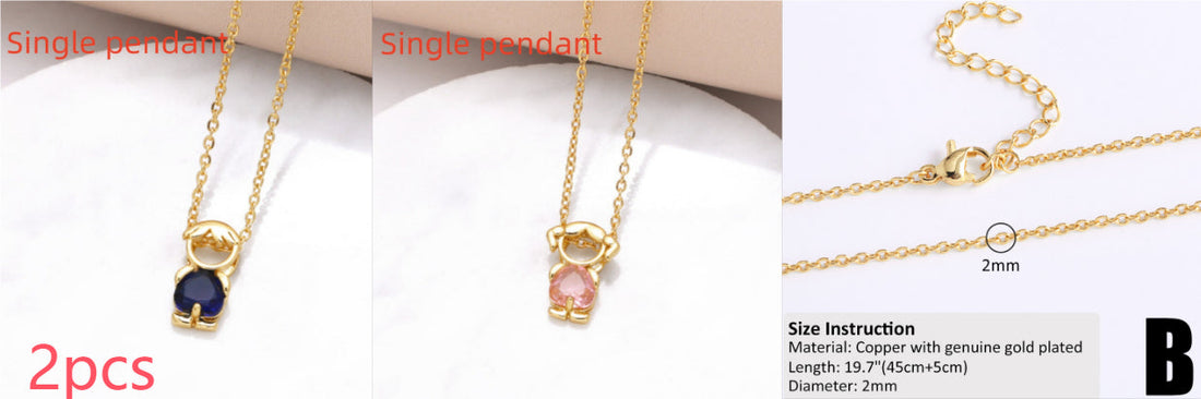 18k Gold Plated Minimalist Hip-Hop Chain Necklace for DIY Styling