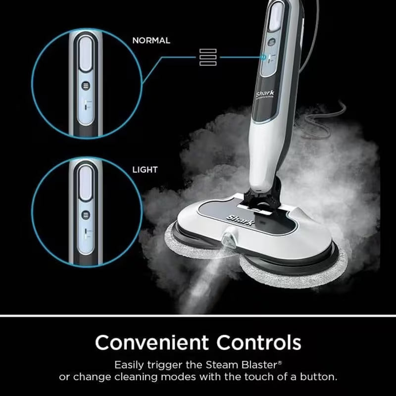 Steam Scrub Hard Floor Steam Mop with Dual Settings