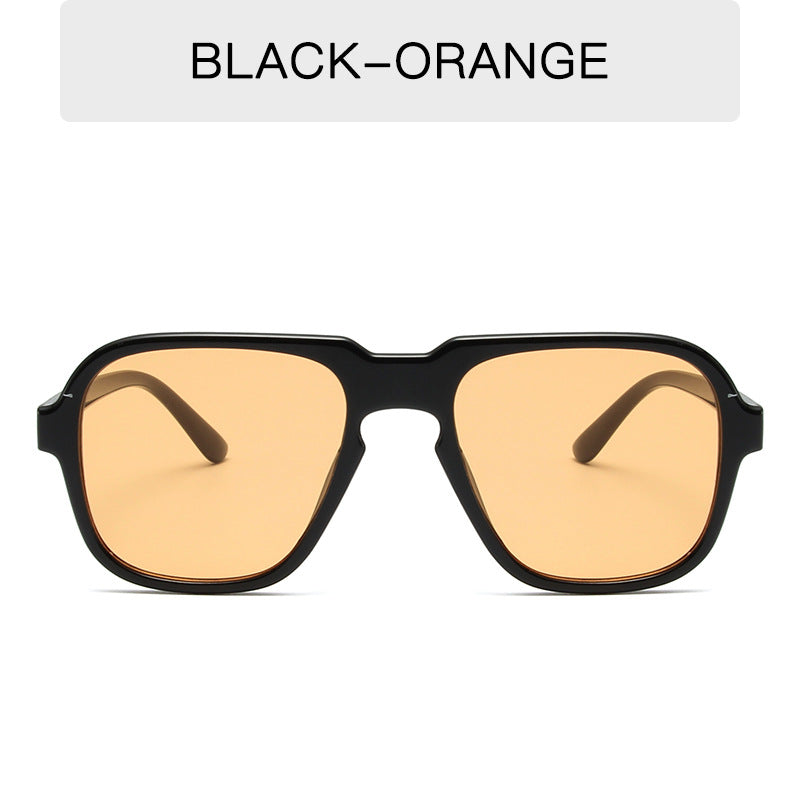 Vintage Large Rim Sunglasses Retro Fashion Driving Shades