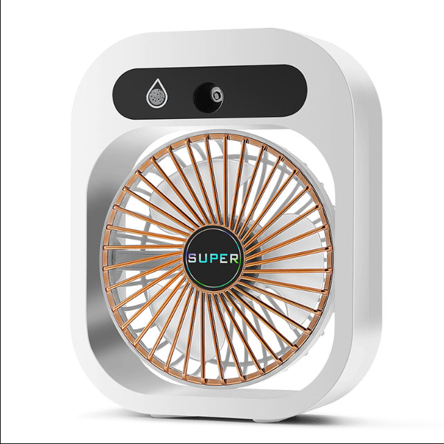 Portable USB Misting Fan & Air Cooler Humidifier - 3 Speed Desktop