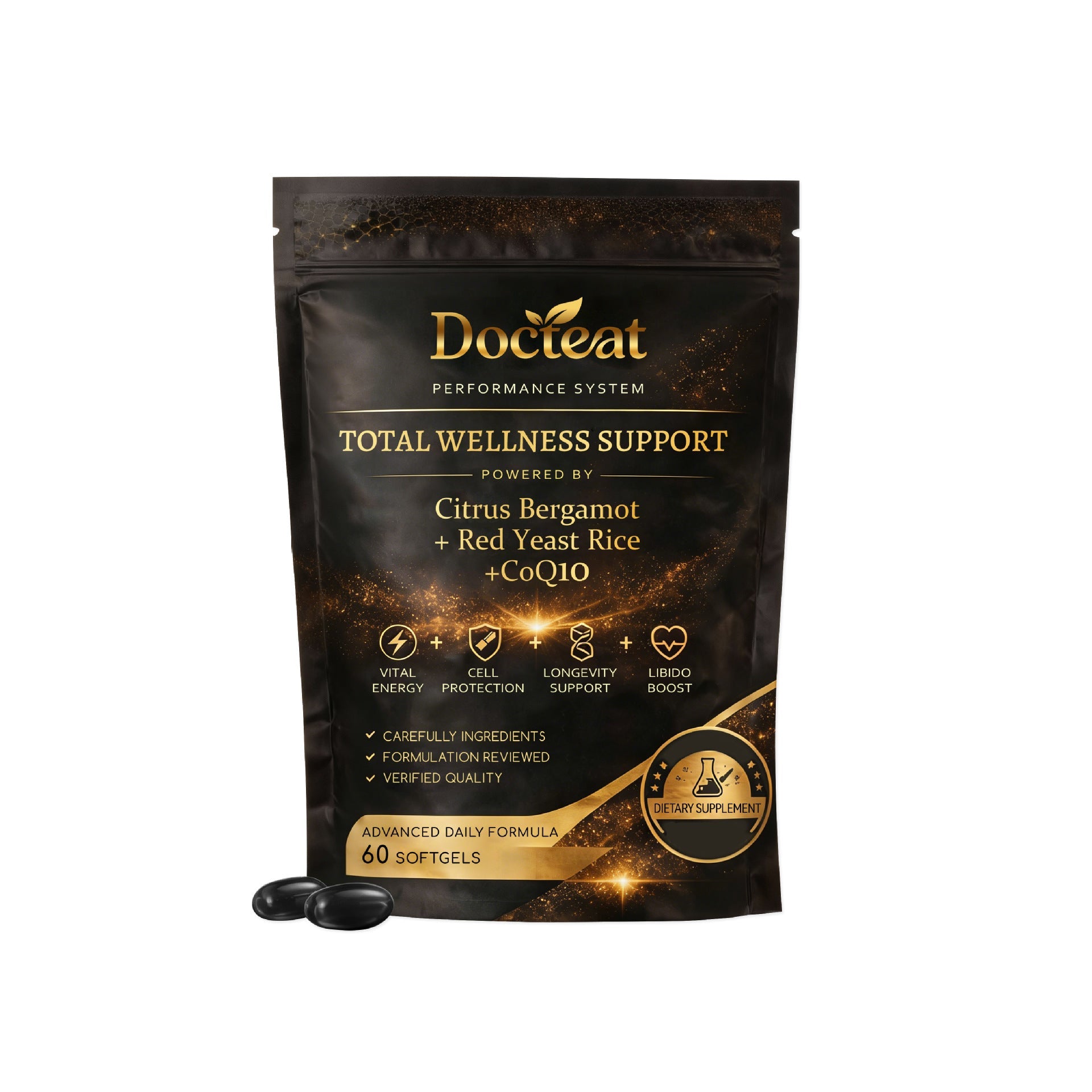 Red Yeast Rice Soft Capsules