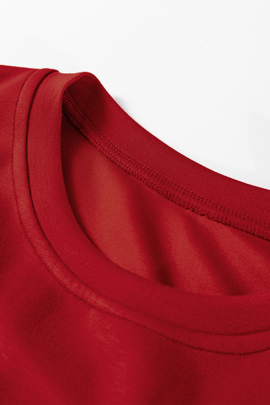 Women's Solid Drop Shoulder Pullover and Mini Skirt Knit Set