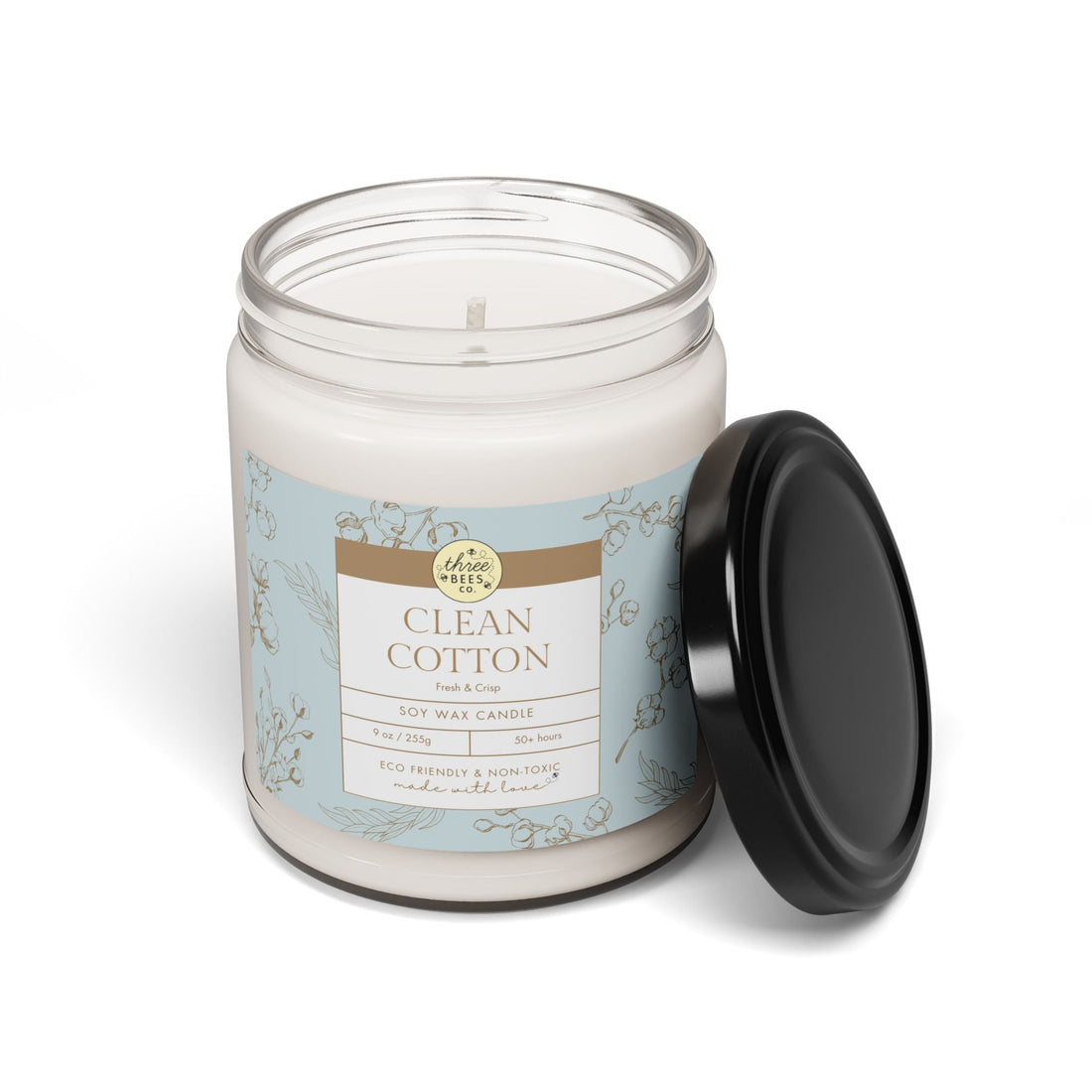 Three Bees Scented Soy Candle - 9oz