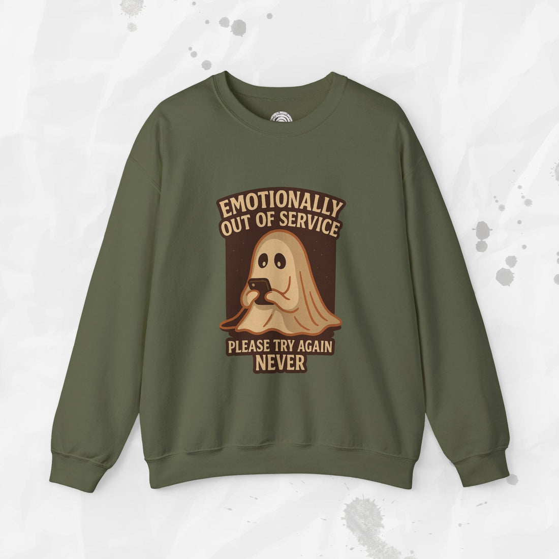 Emotionally Out of Service – Crewneck Sweatshirt