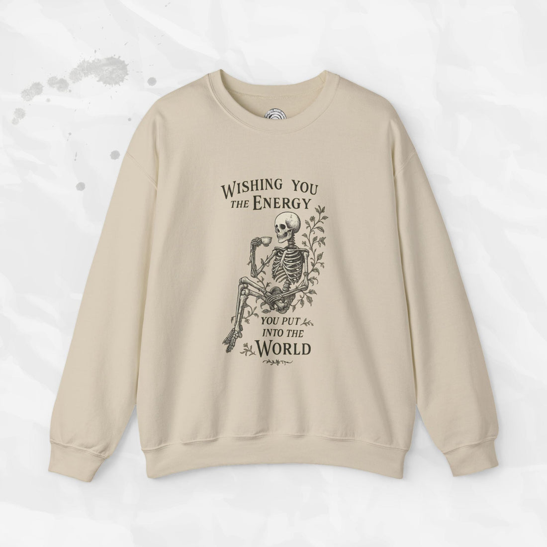 Wishing You the Energy Graphic Crewneck Sweatshirt - Image 2