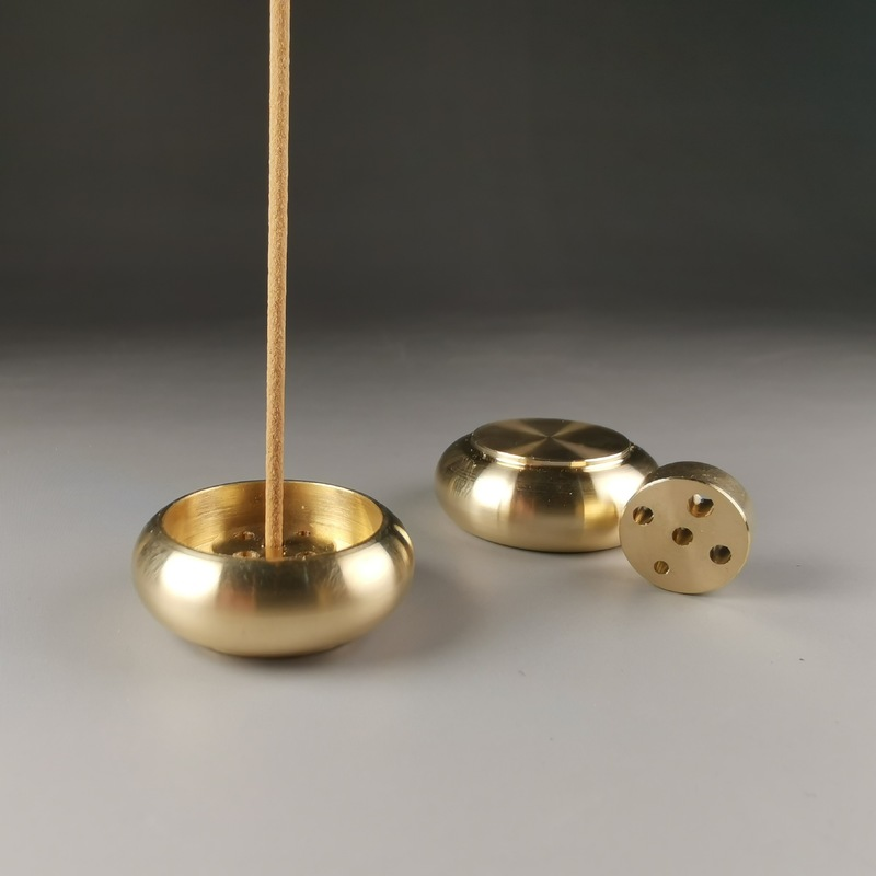 Pure Copper 5-hole Thumb Copper Incense Stick Pure Copper Releasable Wire Incense Burner