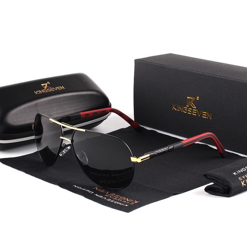 Retro Aviation Mirror Polarized Sunglasses for Men