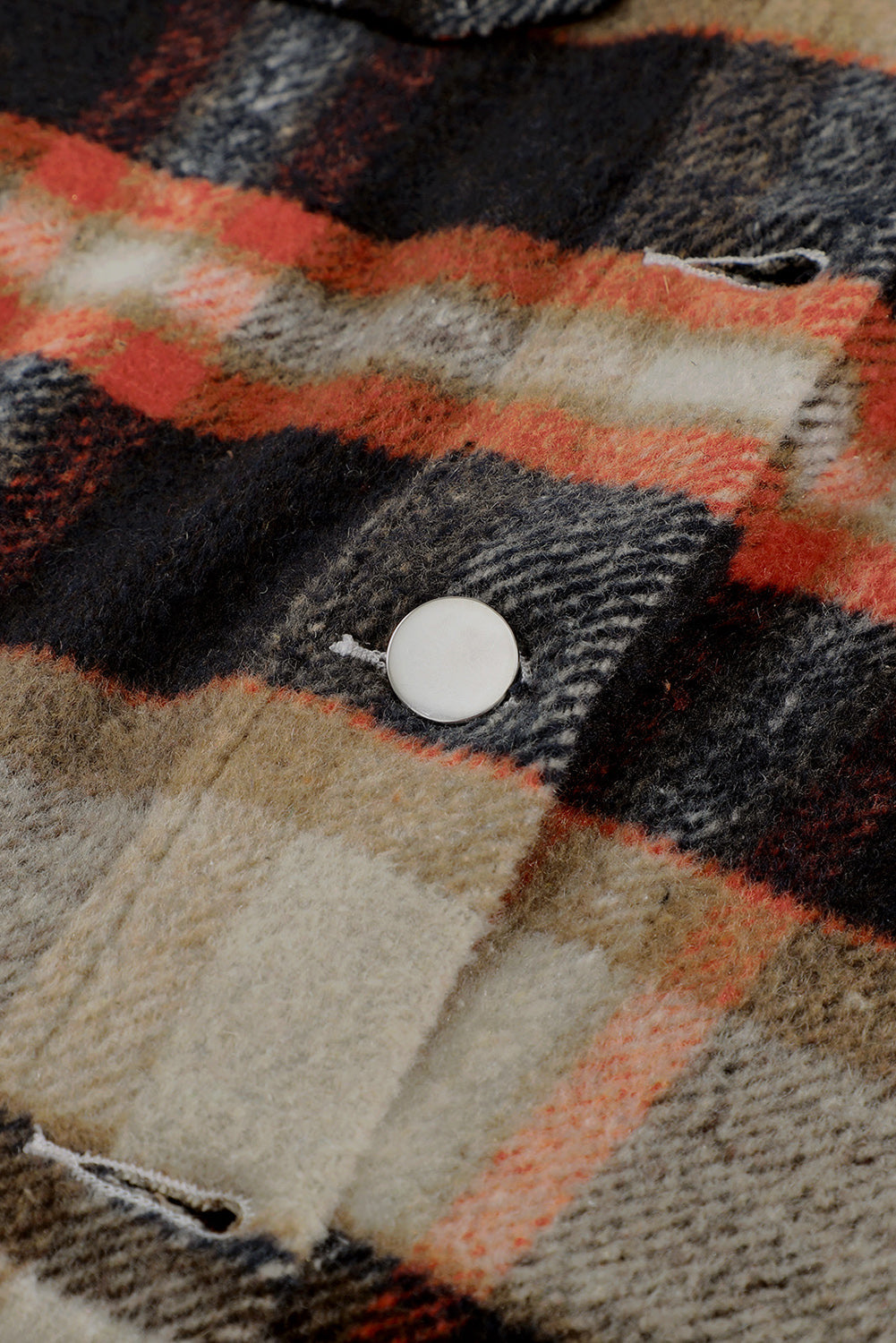 Brown Plaid Flannel Shacket | Button-Up Long Sleeve