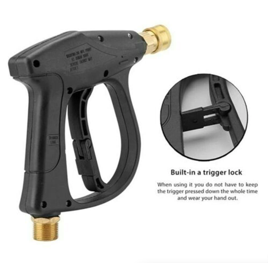 4000 PSI High Pressure Washer Gun with Short Wand and 5 Nozzles
