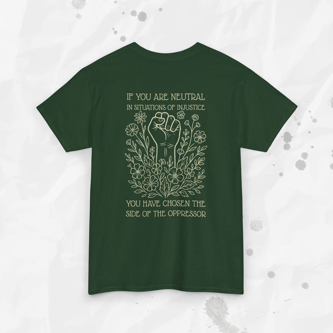 You Have Chosen the Side Graphic T-Shirt in Navy or Coral - Image 7