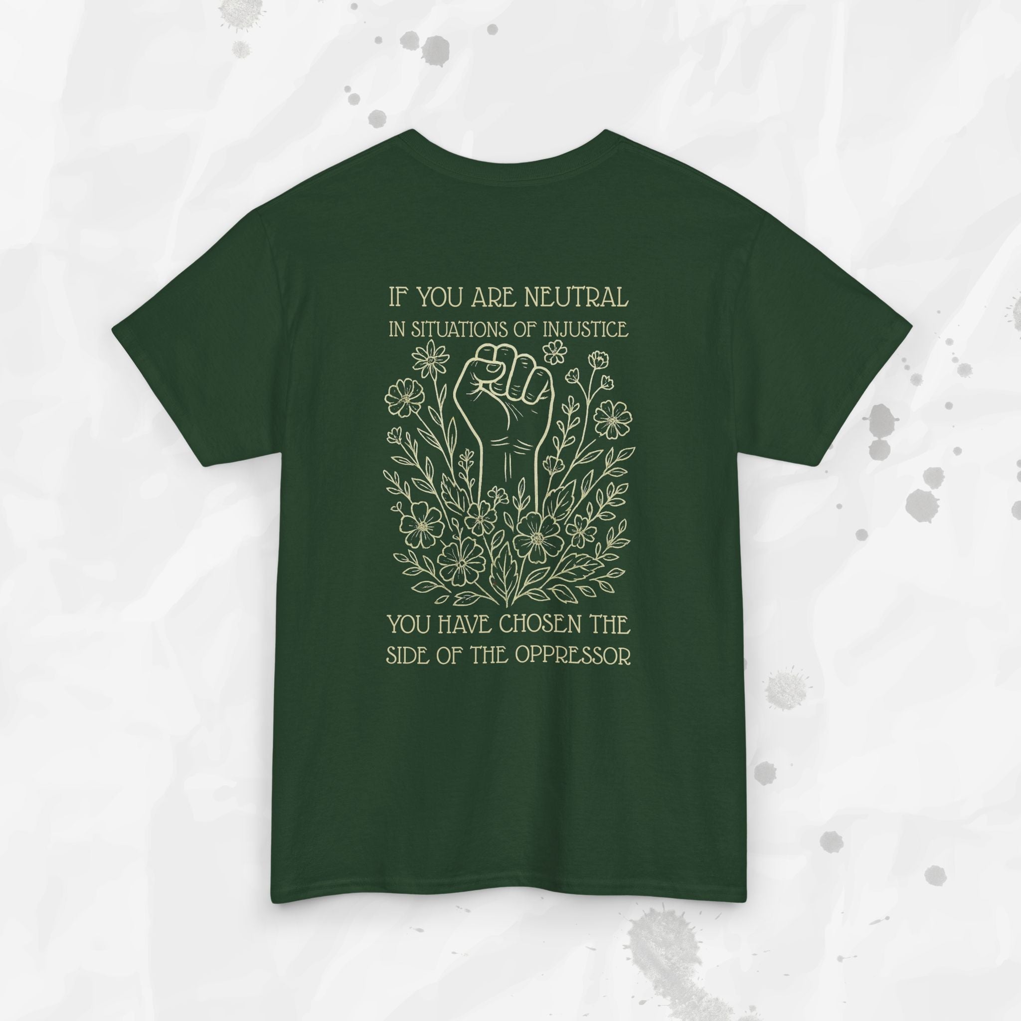You Have Chosen the Side Graphic T-Shirt in Navy or Coral - Image 7