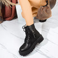 Round Toe Block Heels Boots with Mid-Heel Comfort