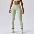 Hip-Lifting Crossed Waist Sports Running Pants