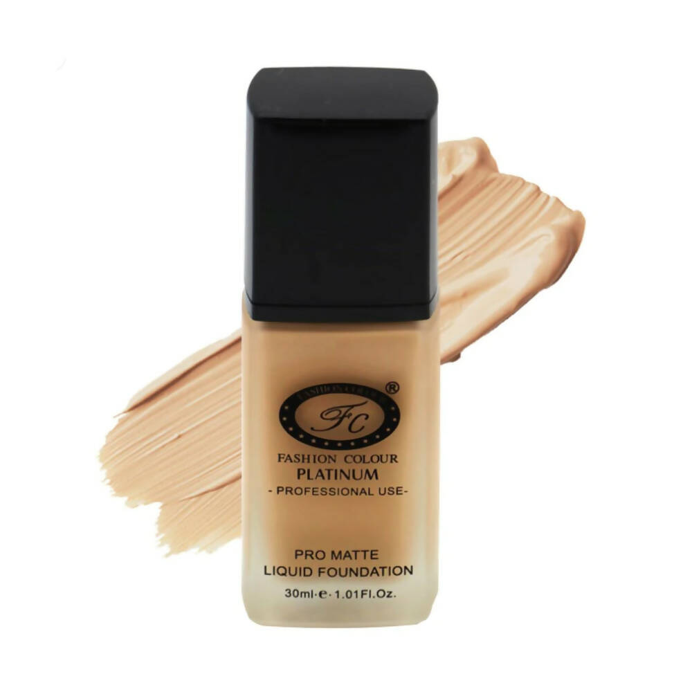 Fashion Colour Pro Matte Liquid Foundation in Vanila shade for medium skin tones