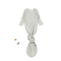 The Printed Baby Gown - Dahlia Blue