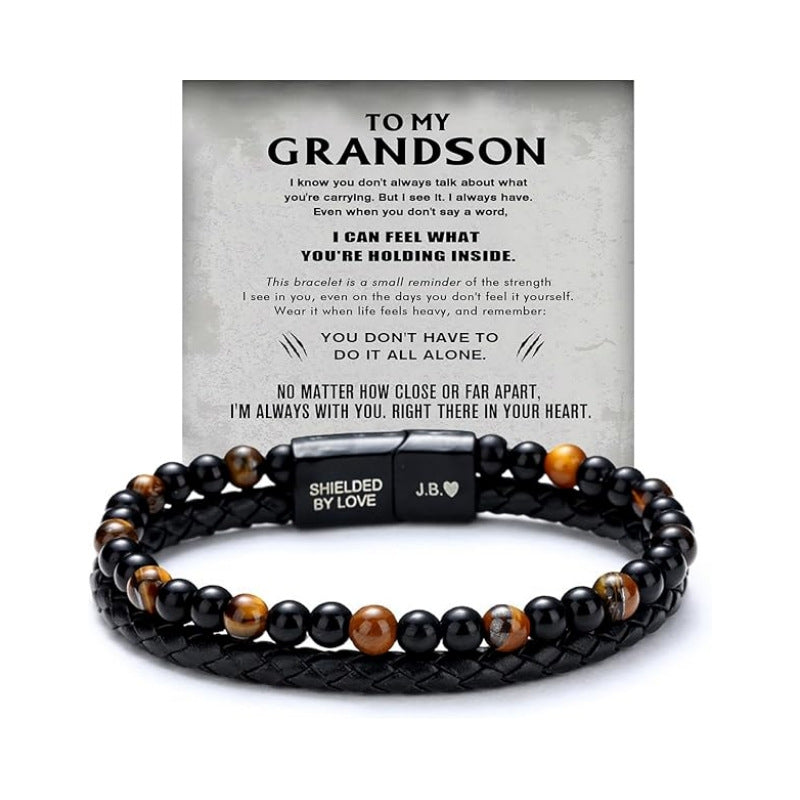 Stainless Steel Multi-layer Bracelet With A Card