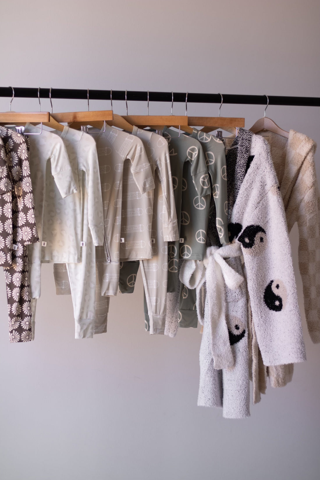 Adult Robe | Cream Checkerboard