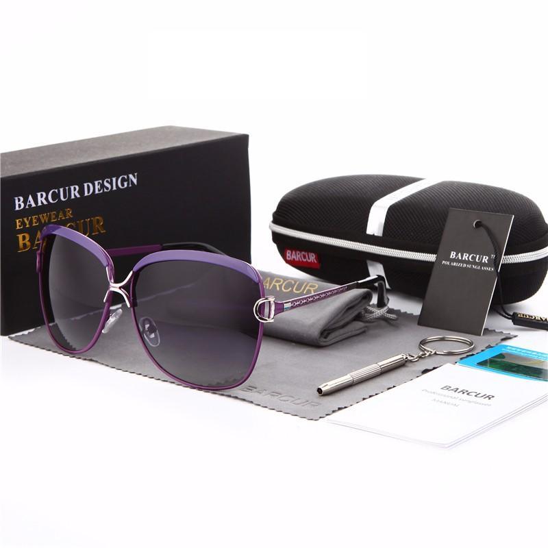 Oversized Polarized Cat Eye Sunglasses for Women Retro Glam