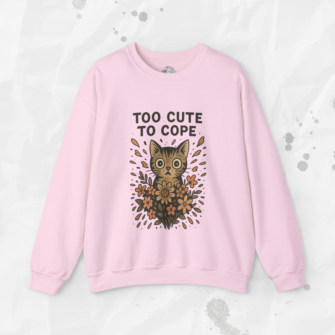 Too Cute to Cope - Crewneck Sweatshirt